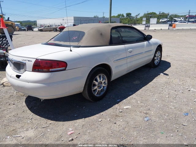 Продажа на аукционе авто 2006 Chrysler Sebring Limited, vin: 1C3EL65R66N222789, номер лота: 45070983