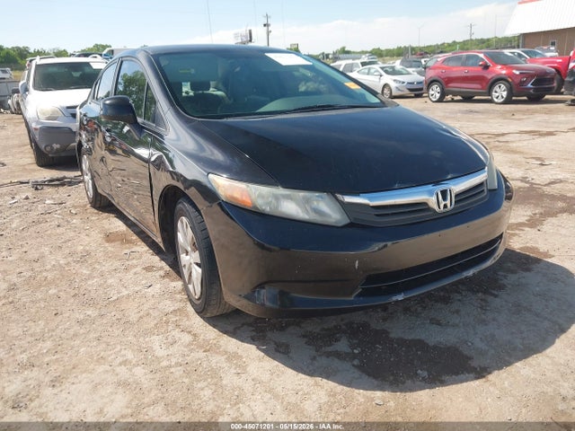 2012 Honda Civic Lx მანქანა იყიდება აუქციონზე, vin: 19XFB2F5XCE088876, აუქციონის ნომერი: 45071201