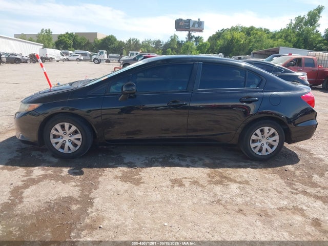 2012 Honda Civic Lx მანქანა იყიდება აუქციონზე, vin: 19XFB2F5XCE088876, აუქციონის ნომერი: 45071201