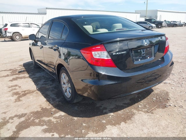 2012 Honda Civic Lx მანქანა იყიდება აუქციონზე, vin: 19XFB2F5XCE088876, აუქციონის ნომერი: 45071201