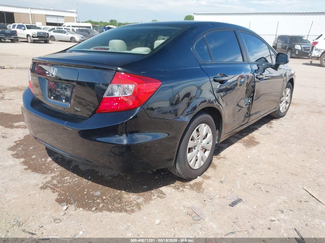 2012 Honda Civic Lx მანქანა იყიდება აუქციონზე, vin: 19XFB2F5XCE088876, აუქციონის ნომერი: 45071201