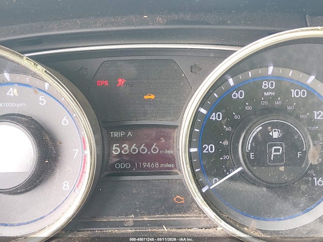 45071245 :رقم المزاد ، 5NPEB4AC9CH403921 vin ، 2012 Hyundai Sonata Gls مزاد بيع