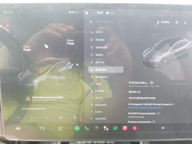 Aukcja sprzedaży 2019 Tesla Model 3 Long Range/mid Range/standard Range/standard Range Plus, vin: 5YJ3E1EAXKF411318, numer aukcji: 45071308