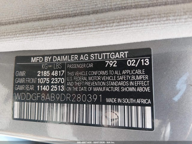 Продажа на аукционе авто 2013 Mercedes-benz C 300 Sport 4matic, vin: WDDGF8AB9DR280391, номер лота: 45071430