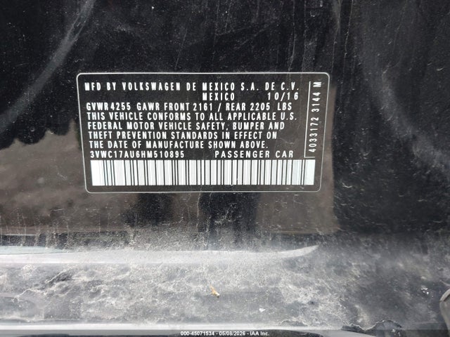 3VWC17AU6HM510895 Volkswagen Golf Sportwagen Tsi S/tsi Se/tsi Sel