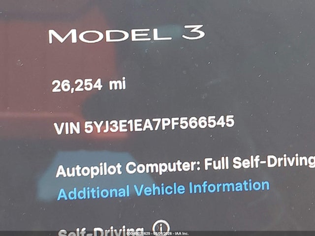 Tesla Model 3 Rear-wheel Drive 2023 5YJ3E1EA7PF566545 Image 14
