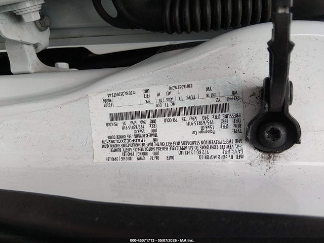 45071713 :رقم المزاد ، 1FADP3E2XGL362179 vin ، 2016 Ford Focus S مزاد بيع