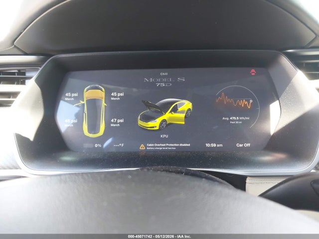 2018 Tesla Model S 100d/75d/p100d მანქანა იყიდება აუქციონზე, vin: 5YJSA1E20JF260388, აუქციონის ნომერი: 45071742