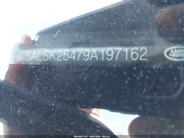 45071747 :رقم المزاد ، SALSK25479A197162 vin ، 2009 Land Rover Range Rover Sport Hse مزاد بيع