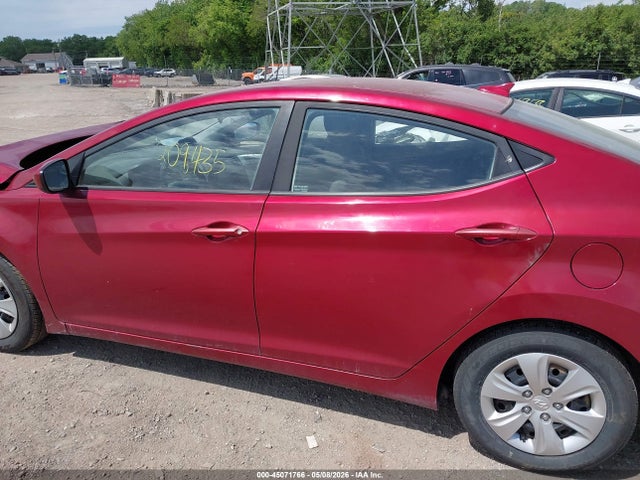 Auction sale of the 2016 Hyundai Elantra Se, vin: 5NPDH4AE3GH751117, lot number: 45071766