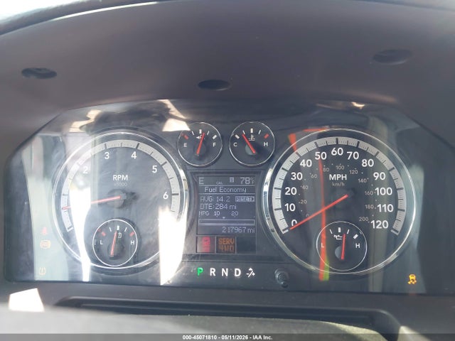Продажа на аукционе авто 2011 Ram Ram 1500 Laramie, vin: 1D7RV1CT0BS500130, номер лота: 45071810