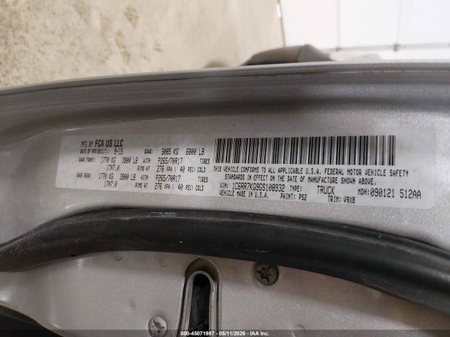 RAM 1500 Tradesman 2016 1C6RR7KG9GS108932 Image 9