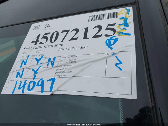 1G1FZ6S06P4207133 Chevrolet Bolt Euv Fwd Premier