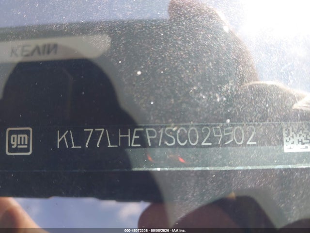 Aukcja sprzedaży 2025 Chevrolet Trax Fwd Lt, vin: KL77LHEP1SC029502, numer aukcji: 45072206