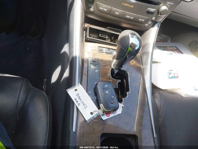 Продаж на аукціоні авто 2009 Lexus Is 250, vin: JTHBK262395088466, номер лоту: 45072210