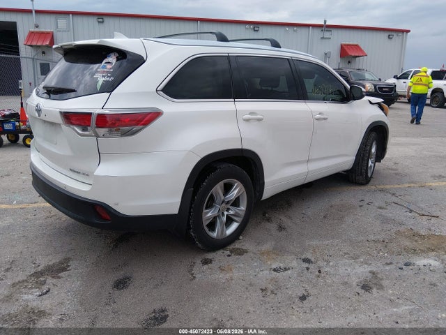45072423 :رقم المزاد ، 5TDDKRFH3FS131085 vin ، 2015 Toyota Highlander Limited V6 مزاد بيع