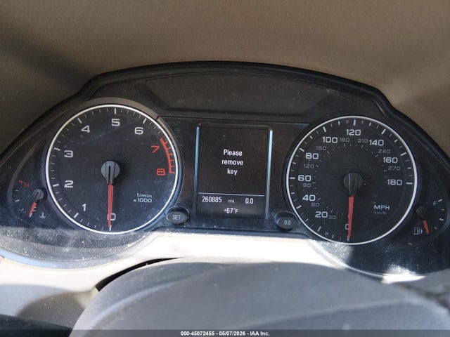 45072455 :رقم المزاد ، WA1DKAFP6BA074360 vin ، 2011 Audi Q5 3.2 Premium Plus مزاد بيع
