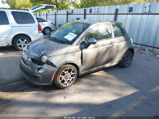 45072457 :رقم المزاد ، 3C3CFFBR2DT738776 vin ، 2013 Fiat 500 Sport مزاد بيع