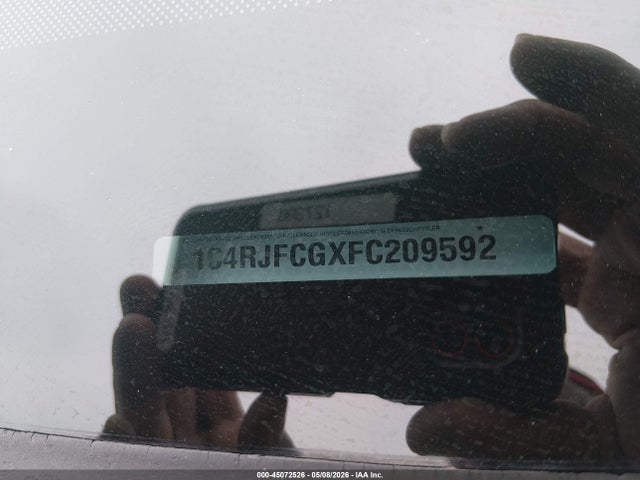 1C4RJFCGXFC209592 Jeep Grand Cherokee High Altitude