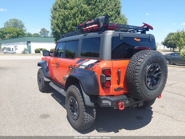 2022 Ford Bronco Raptor მანქანა იყიდება აუქციონზე, vin: 1FMEE5JR0NLA51372, აუქციონის ნომერი: 45072531