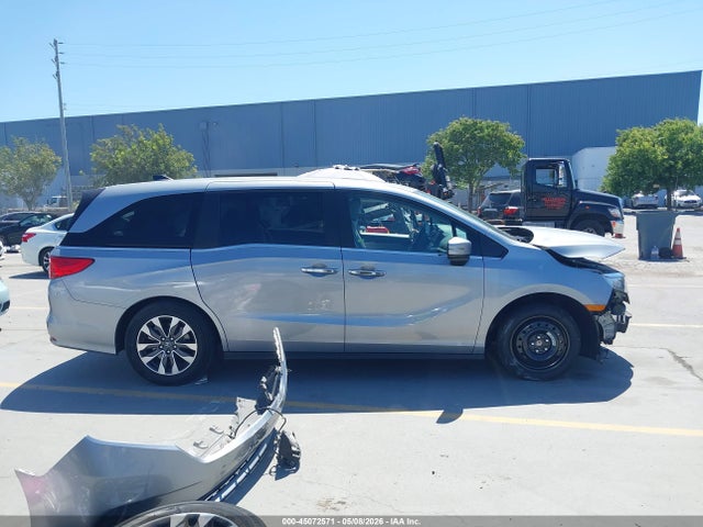 45072571 :رقم المزاد ، 5FNRL6H71MB019845 vin ، 2021 Honda Odyssey Ex-l مزاد بيع