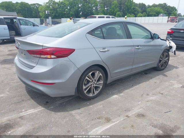 Продаж на аукціоні авто 2017 Hyundai Elantra Limited, vin: 5NPD84LF4HH125051, номер лоту: 45072610