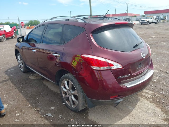 Продажа на аукционе авто 2012 Nissan Murano Le, vin: JN8AZ1MU9CW116218, номер лота: 45072645