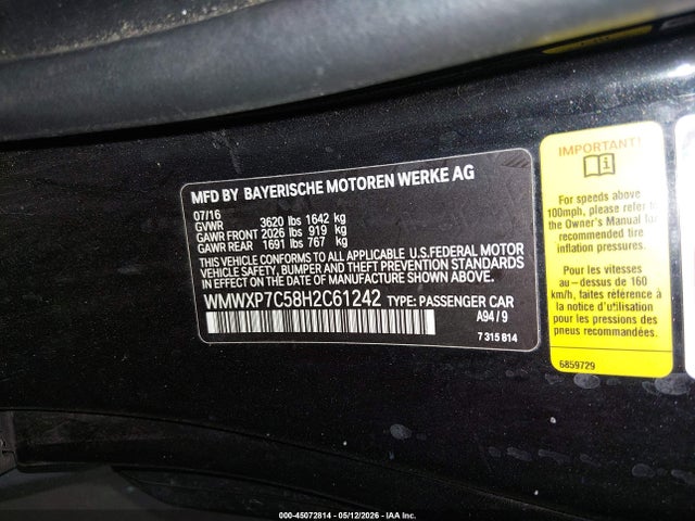 Mini Hardtop Cooper S 2017 WMWXP7C58H2C61242 Image 9