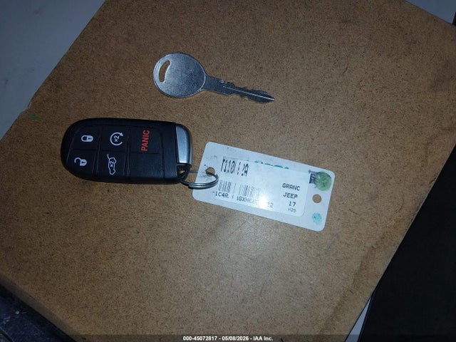 Продаж на аукціоні авто 2017 Jeep Grand Cherokee Limited 4x4, vin: 1C4RJFBGXHC809422, номер лоту: 45072817