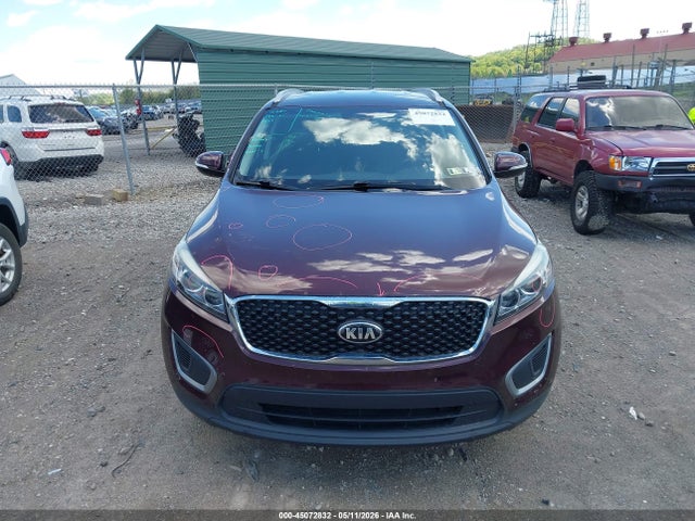 45072832 :رقم المزاد ، 5XYPGDA35GG144285 vin ، 2016 Kia Sorento 2.4l Lx مزاد بيع