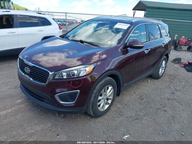 45072832 :رقم المزاد ، 5XYPGDA35GG144285 vin ، 2016 Kia Sorento 2.4l Lx مزاد بيع