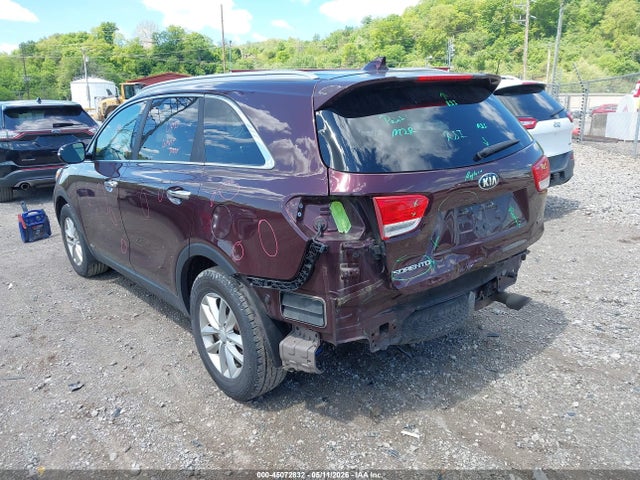 45072832 :رقم المزاد ، 5XYPGDA35GG144285 vin ، 2016 Kia Sorento 2.4l Lx مزاد بيع