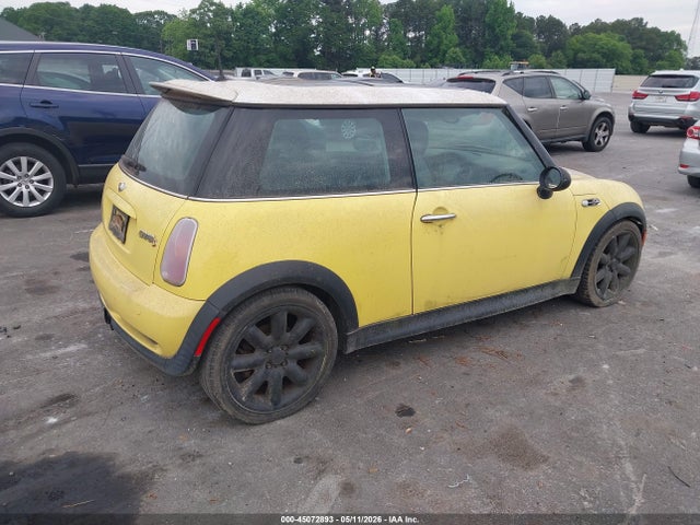 2003 Mini Cooper S მანქანა იყიდება აუქციონზე, vin: WMWRE33493TD68950, აუქციონის ნომერი: 45072893