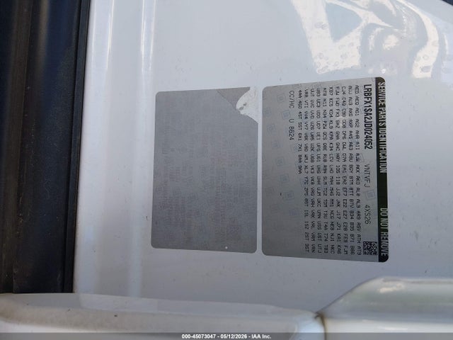 2018 Buick Envision Essence მანქანა იყიდება აუქციონზე, vin: LRBFX1SA2JD024052, აუქციონის ნომერი: 45073047
