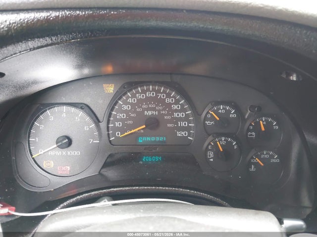 Aukcja sprzedaży 2004 Chevrolet Trailblazer Lt, vin: 1GNDS13S342449334, numer aukcji: 45073061