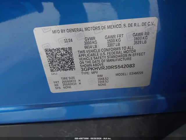 Honda Prologue Ex 2024 3GPKHVRJ0RS542083 Image 9