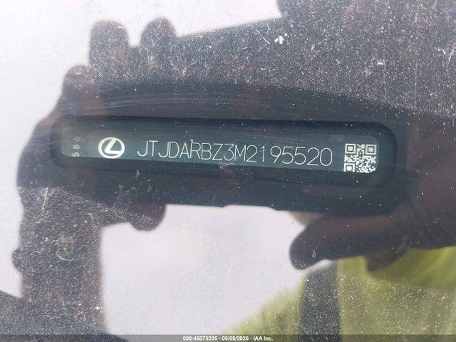 45073205 :رقم المزاد ، JTJDARBZ3M2195520 vin ، 2021 Lexus Nx 300 مزاد بيع