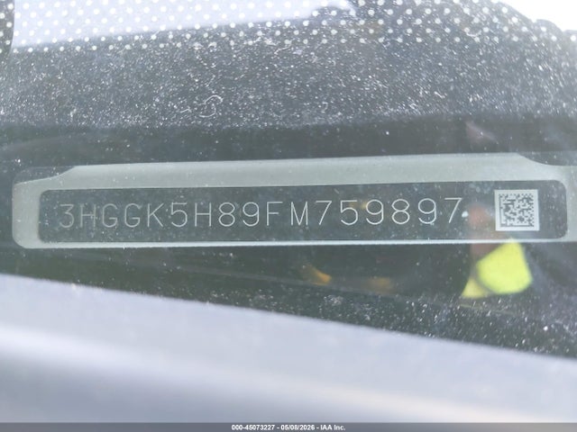 45073227 :رقم المزاد ، 3HGGK5H89FM759897 vin ، 2015 Honda Fit Ex/ex-l مزاد بيع