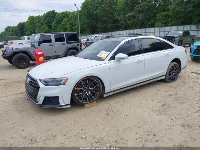 45073478 :رقم المزاد ، WAU8EAF88LN014837 vin ، 2020 Audi A8 L 60 Tfsi Quattro Tiptronic مزاد بيع