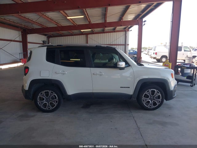 2016 Jeep Renegade Limited მანქანა იყიდება აუქციონზე, vin: ZACCJADT9GPC91963, აუქციონის ნომერი: 45073531