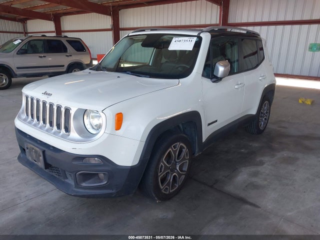 2016 Jeep Renegade Limited მანქანა იყიდება აუქციონზე, vin: ZACCJADT9GPC91963, აუქციონის ნომერი: 45073531