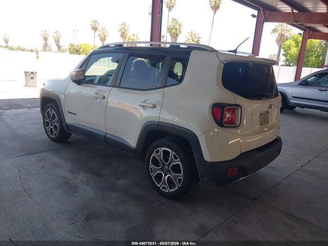 2016 Jeep Renegade Limited მანქანა იყიდება აუქციონზე, vin: ZACCJADT9GPC91963, აუქციონის ნომერი: 45073531