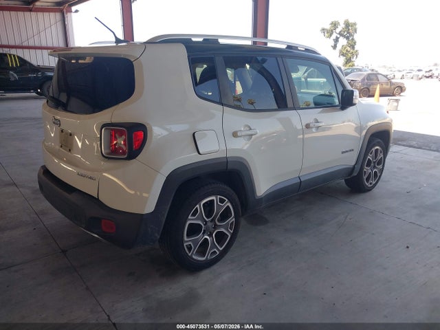 2016 Jeep Renegade Limited მანქანა იყიდება აუქციონზე, vin: ZACCJADT9GPC91963, აუქციონის ნომერი: 45073531