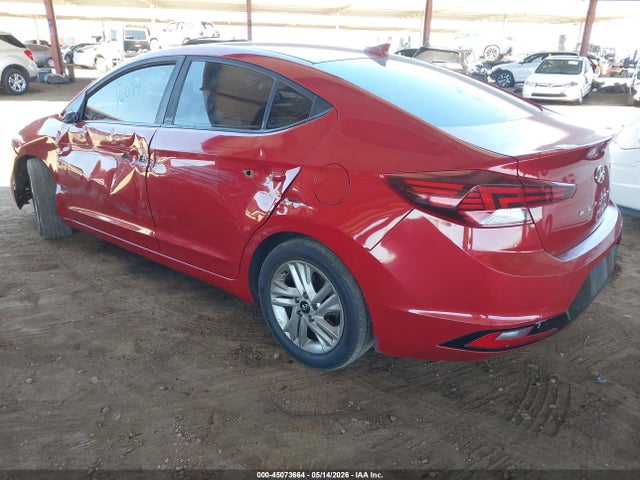 Auction sale of the 2019 Hyundai Elantra Sel, vin: KMHD84LF4KU745844, lot number: 45073664