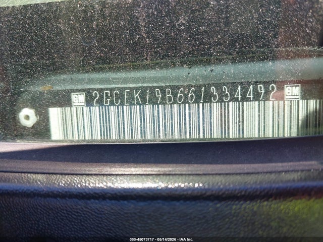 Aukcja sprzedaży 2006 Chevrolet Silverado 1500 Lt2, vin: 2GCEK19B661334492, numer aukcji: 45073717