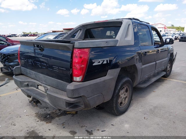 45073781 :رقم المزاد ، 3GNEK12T14G130679 vin ، 2004 Chevrolet Avalanche 1500 مزاد بيع