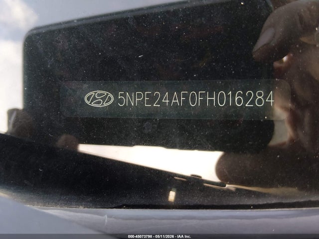 Продажа на аукционе авто 2015 Hyundai Sonata Se, vin: 5NPE24AF0FH016284, номер лота: 45073798