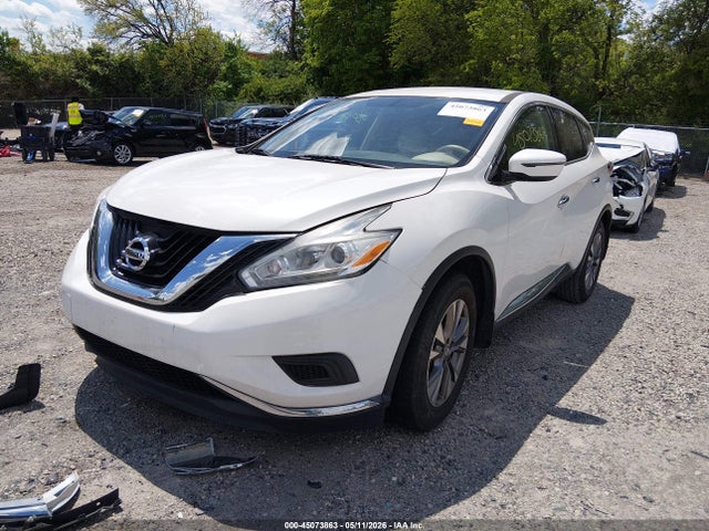 2017 Nissan Murano S მანქანა იყიდება აუქციონზე, vin: 5N1AZ2MG4HN143122, აუქციონის ნომერი: 45073863