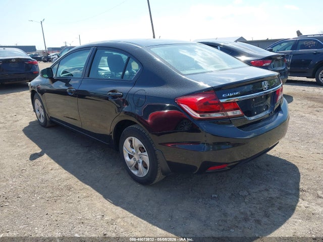 2013 Honda Civic Lx მანქანა იყიდება აუქციონზე, vin: 19XFB2F56DE081201, აუქციონის ნომერი: 45073932