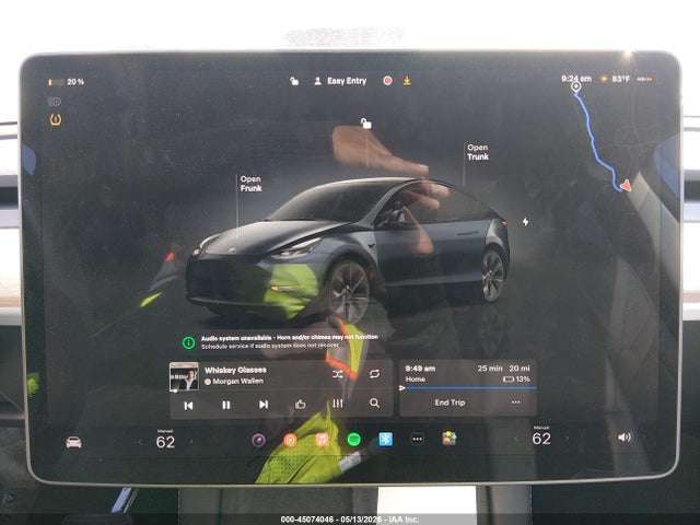 Aukcja sprzedaży 2025 Tesla Model Y Long Range Dual Motor All-wheel Drive, vin: 7SAYGDEE8SA372281, numer aukcji: 45074046